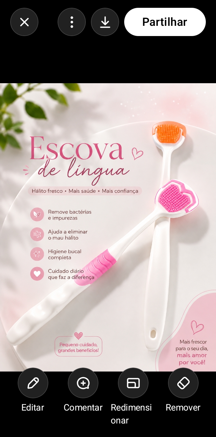 Escova de língua
